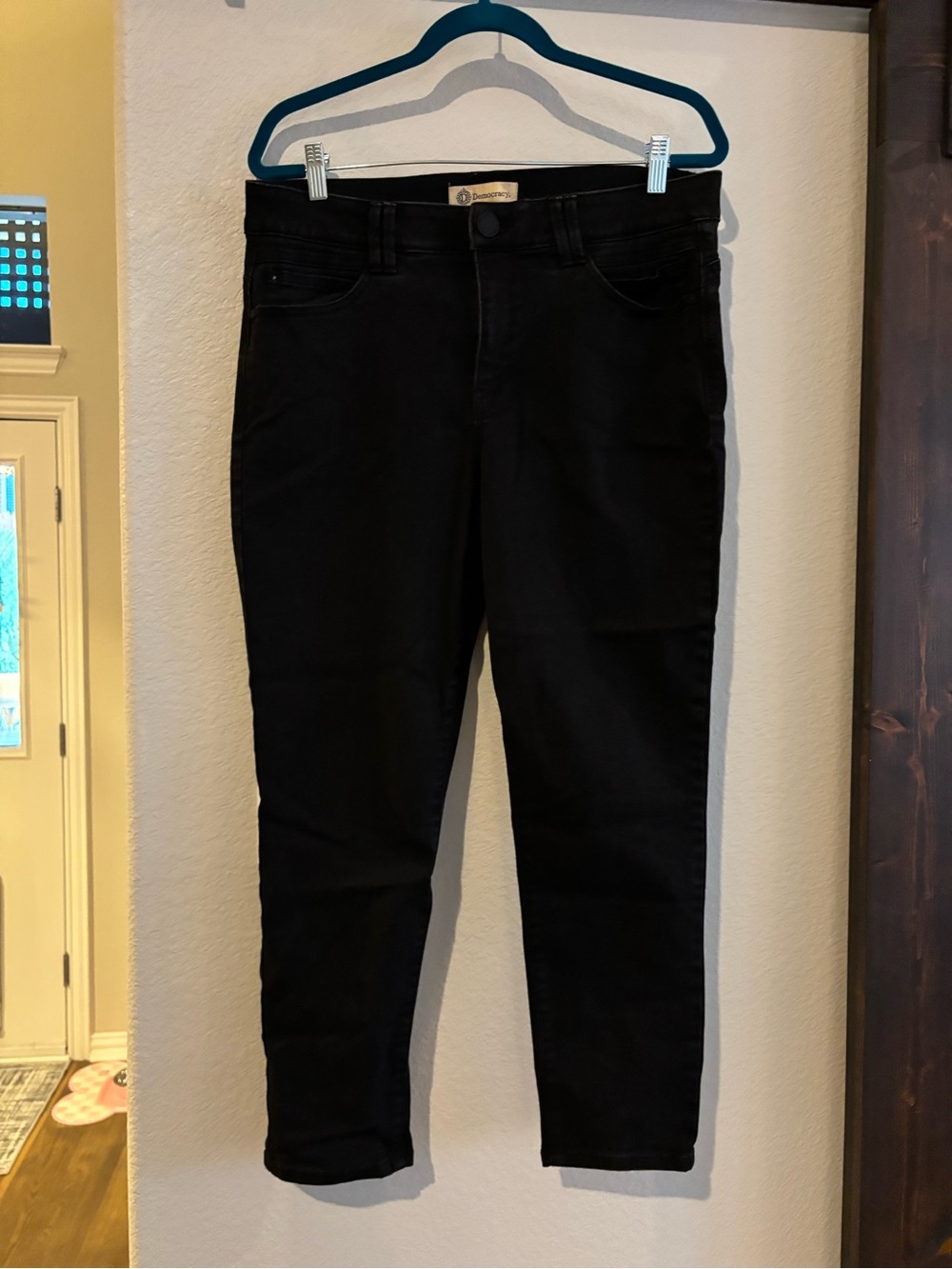 Democracy Ab Technology Black Skinny Ankle Jeans for Women